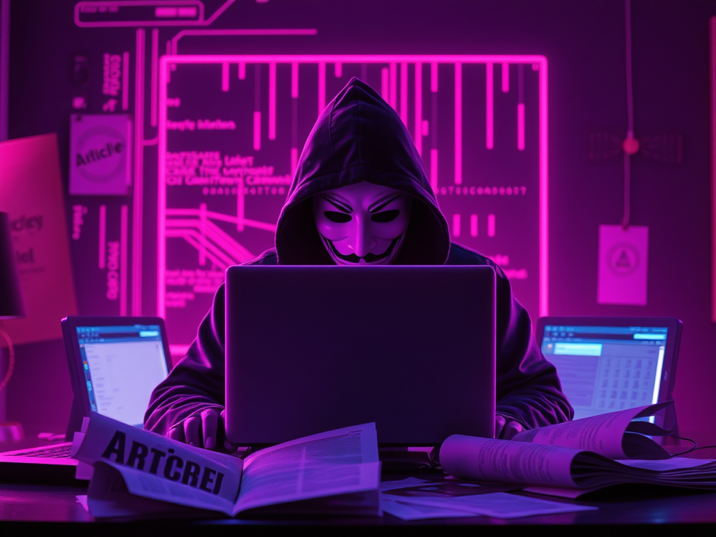 Artikeldiebstahl durch eine Fakenewsschleuder